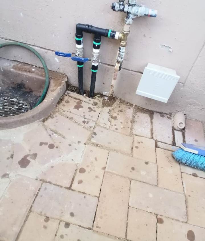 Irrigation valves and pipework